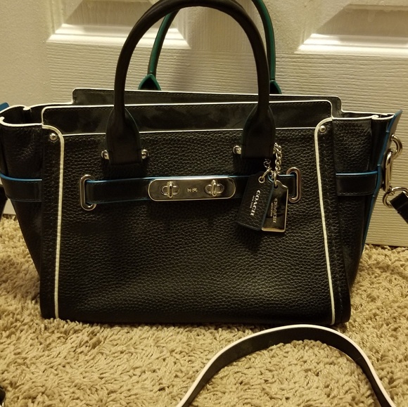 Coach Colorblock Satchel - Picture 3 of 3